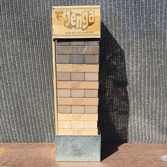 Hasbro Other - 🧩MINI Hasbro Jenga Block Game - Natural Beige